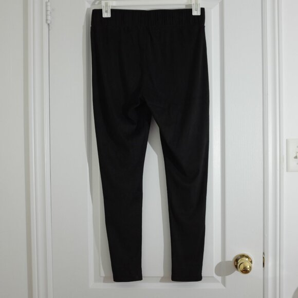 COPY - Nordstrom black faux suede pants elastic waist size L - Picture 2 of 10